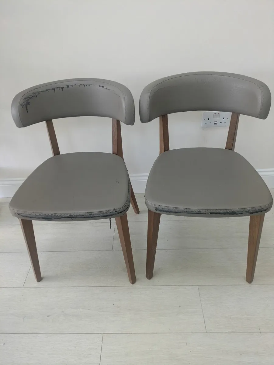 6 x Leather Chairs (free to take away) - Image 4