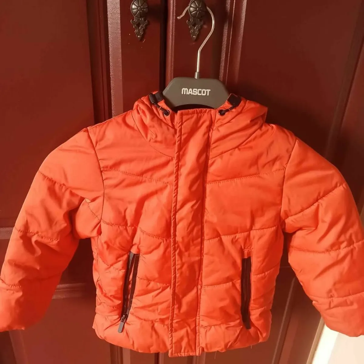 Orange winter coat / jacket for 3 - 4 years old
