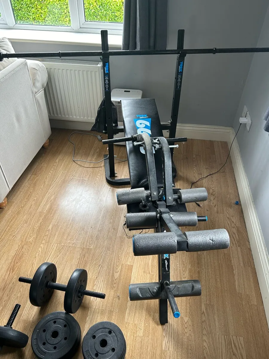 Bench and weights - Image 2