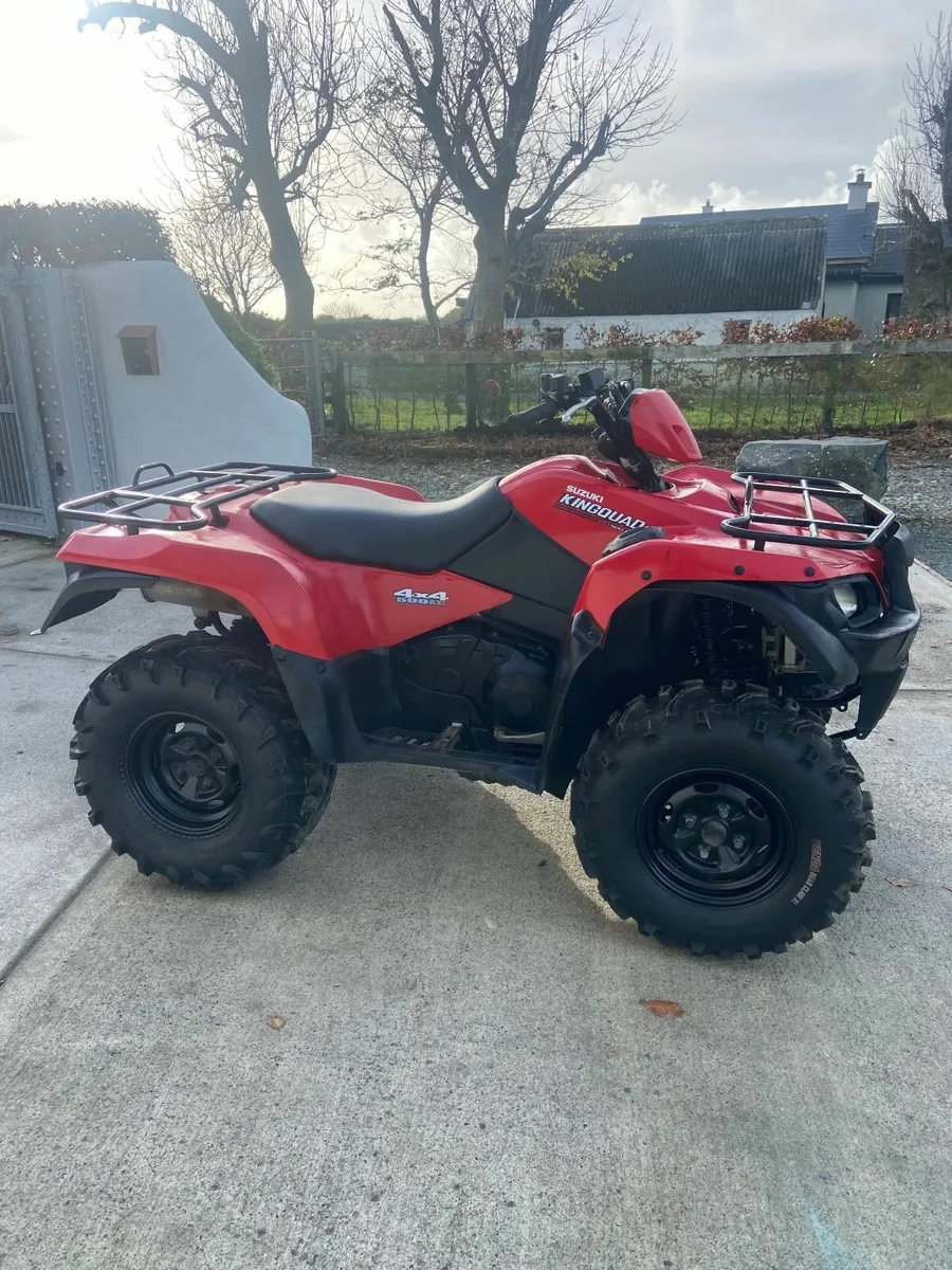 SUZUKI KINGQUAD 500 POWER STEERING !! - Image 1