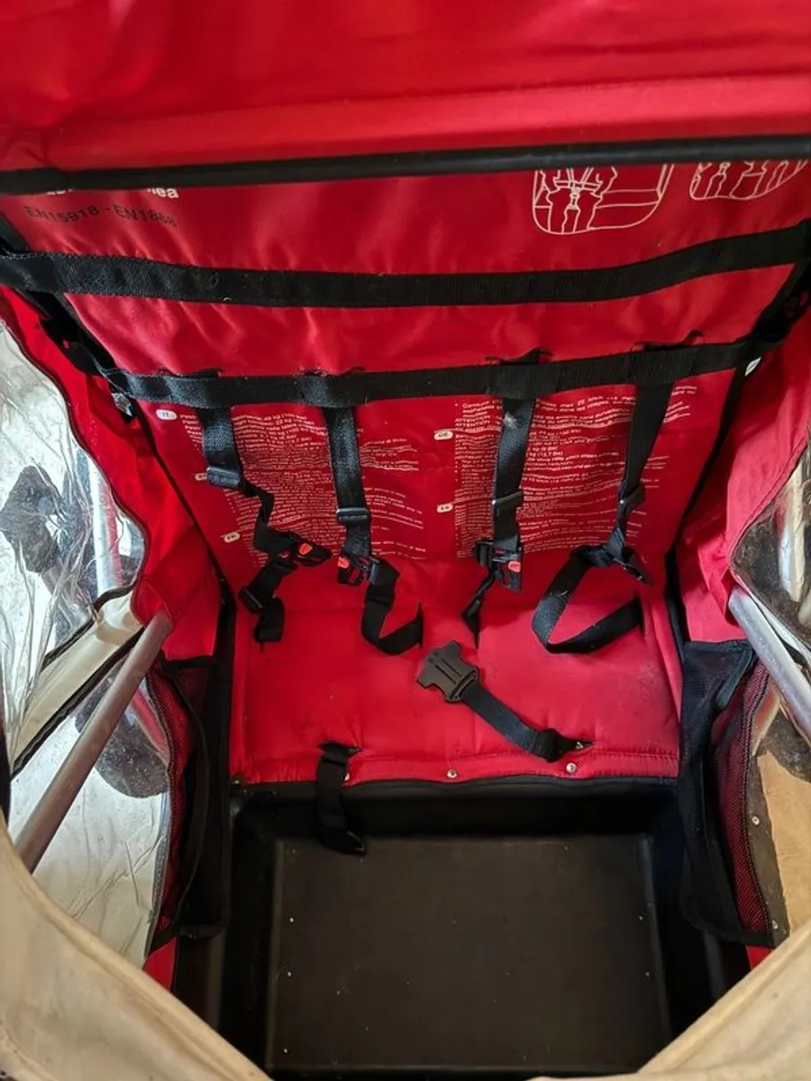 Bike trailer 2 kids - Image 2