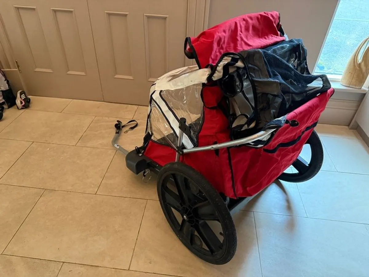 Bike trailer 2 kids - Image 4