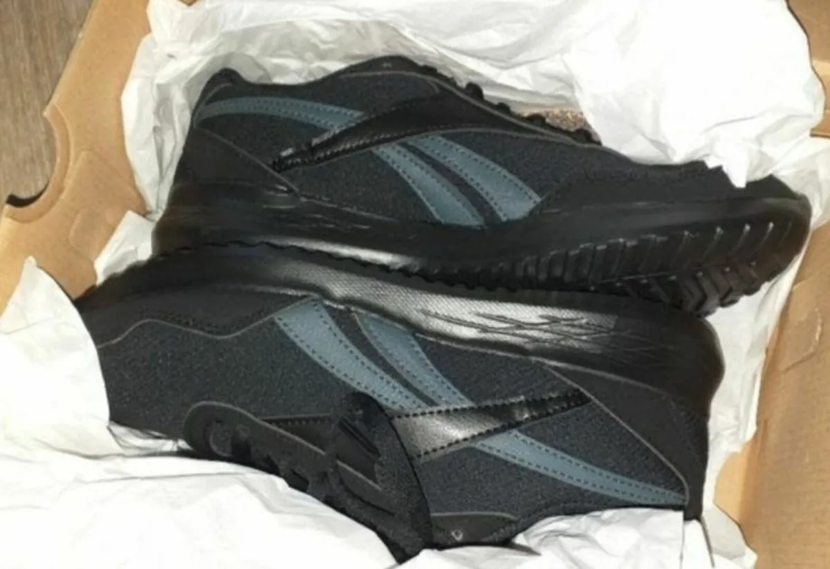 Brand new in box: Reebok Black Trainers.  UK5 - Image 2