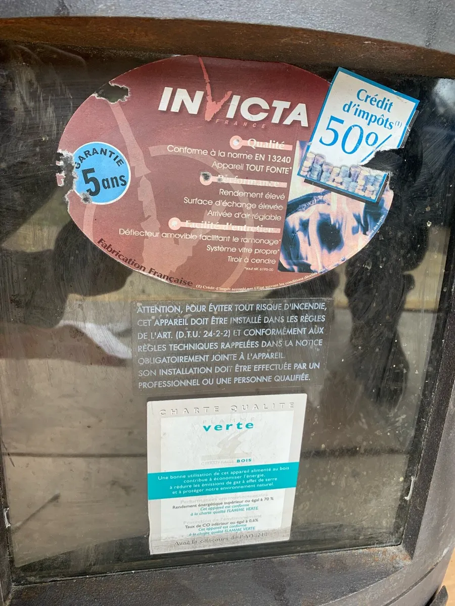 Invicta verte: Wood burning stove - Image 2