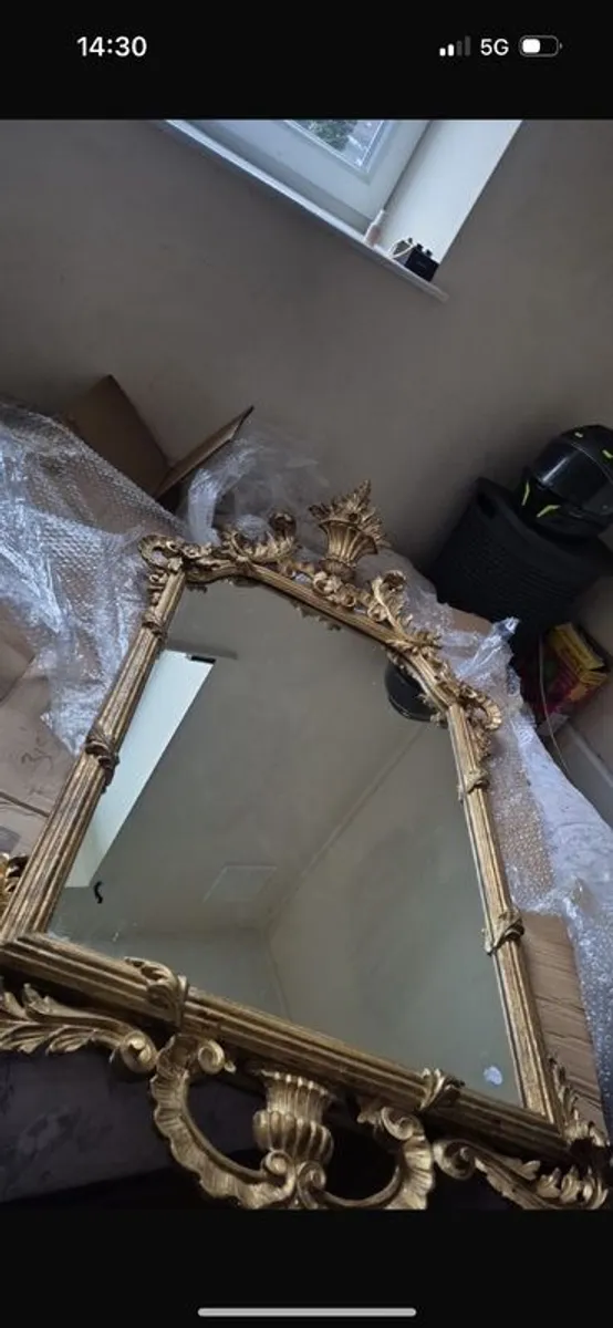 Antique French Gilt Mirror - Image 3