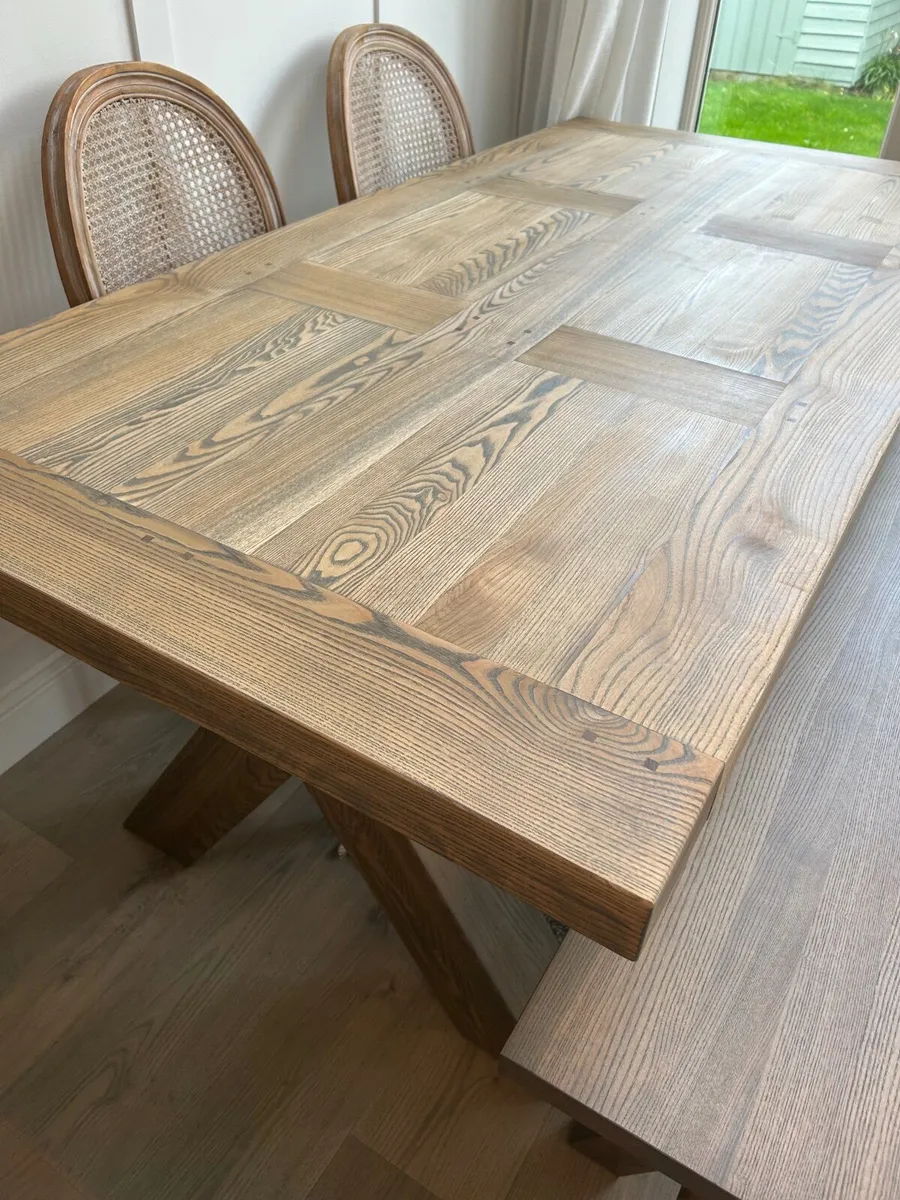 Dining table, bench and dining chairs - Image 4