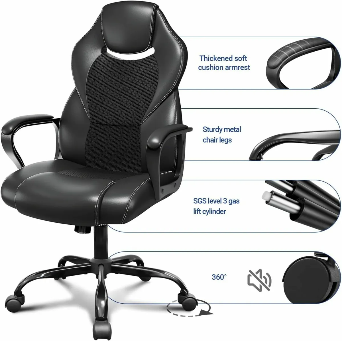 Office Chair desk Ergonomic Computer Comfortable - Image 4