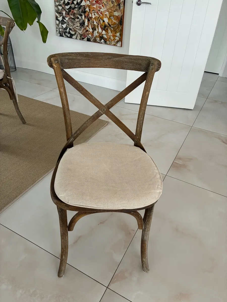 4-6 Seater Restoration Hardware Dining Set - Image 4