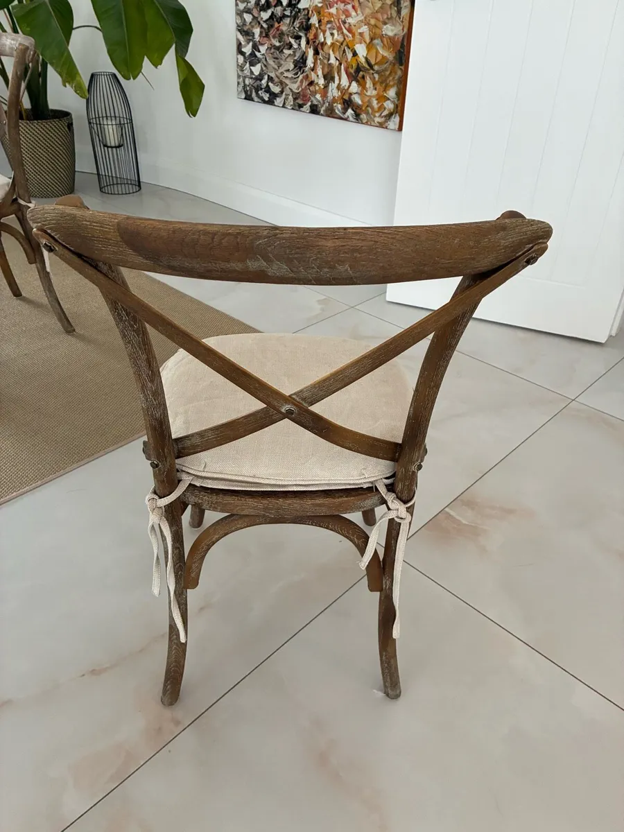 6 Seater Restoration Hardware Dining Set - Image 4