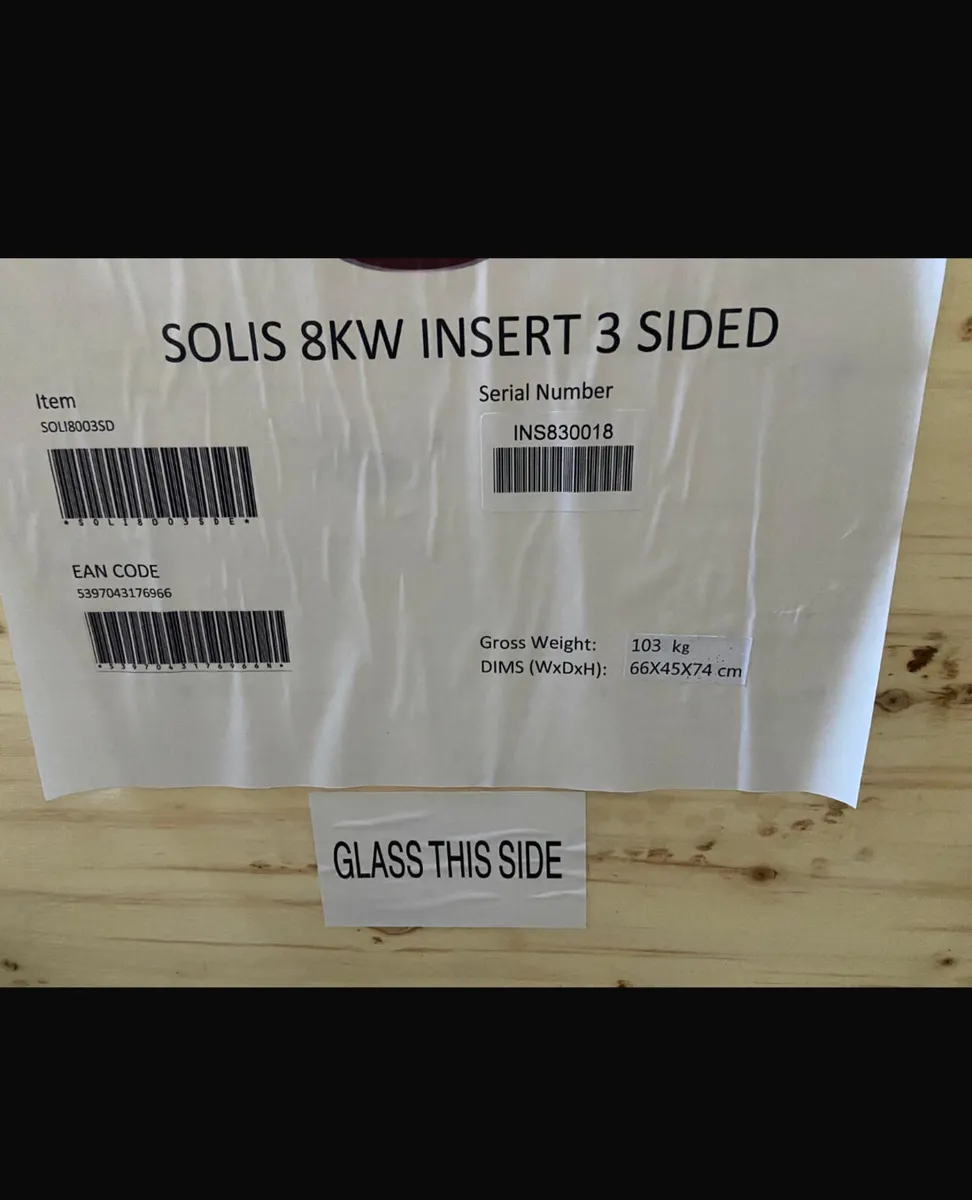 **Brand New** Stanley Solis 8kw insert stove. - Image 3