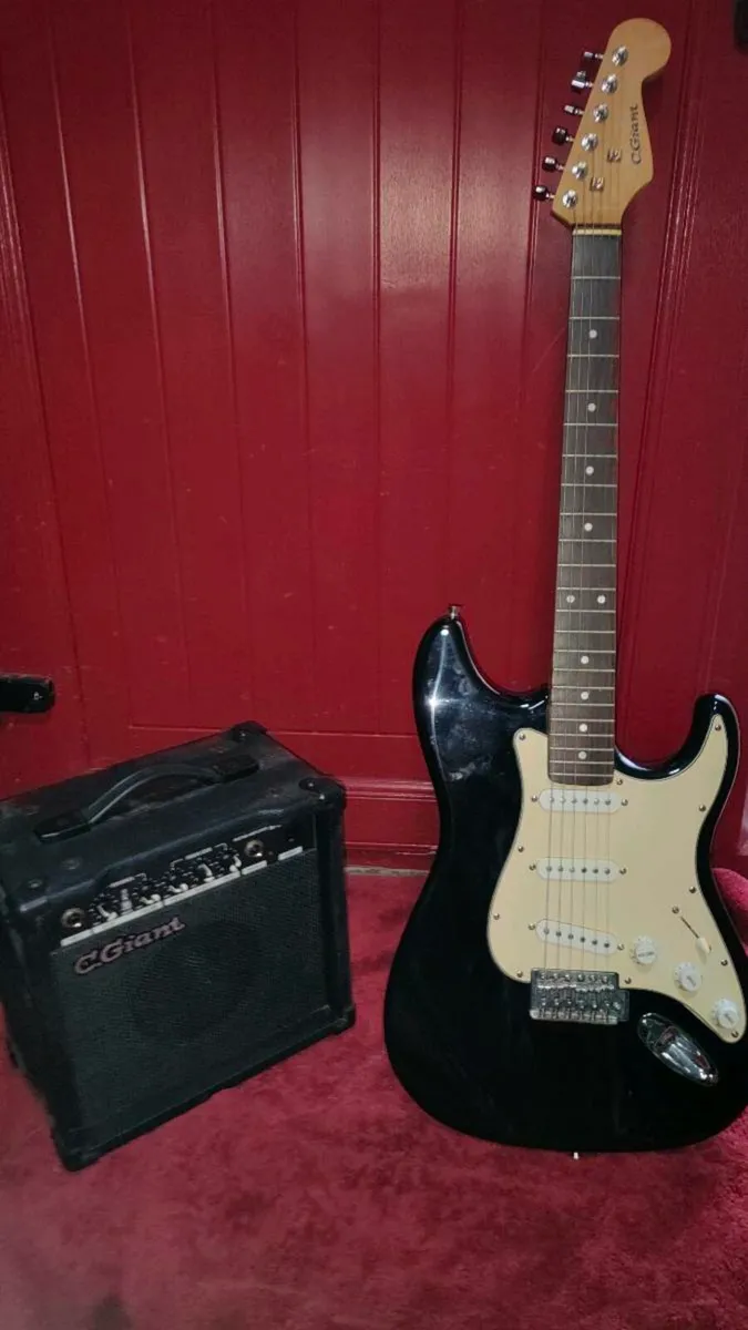 Electric Guitar and Amp - Image 1