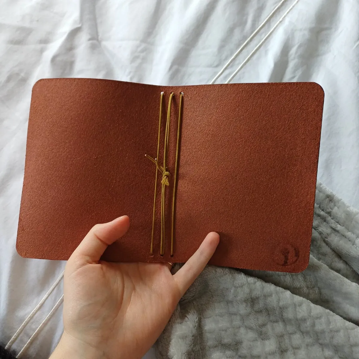 Red Leather Travelers Notebook A6 cover - Image 4