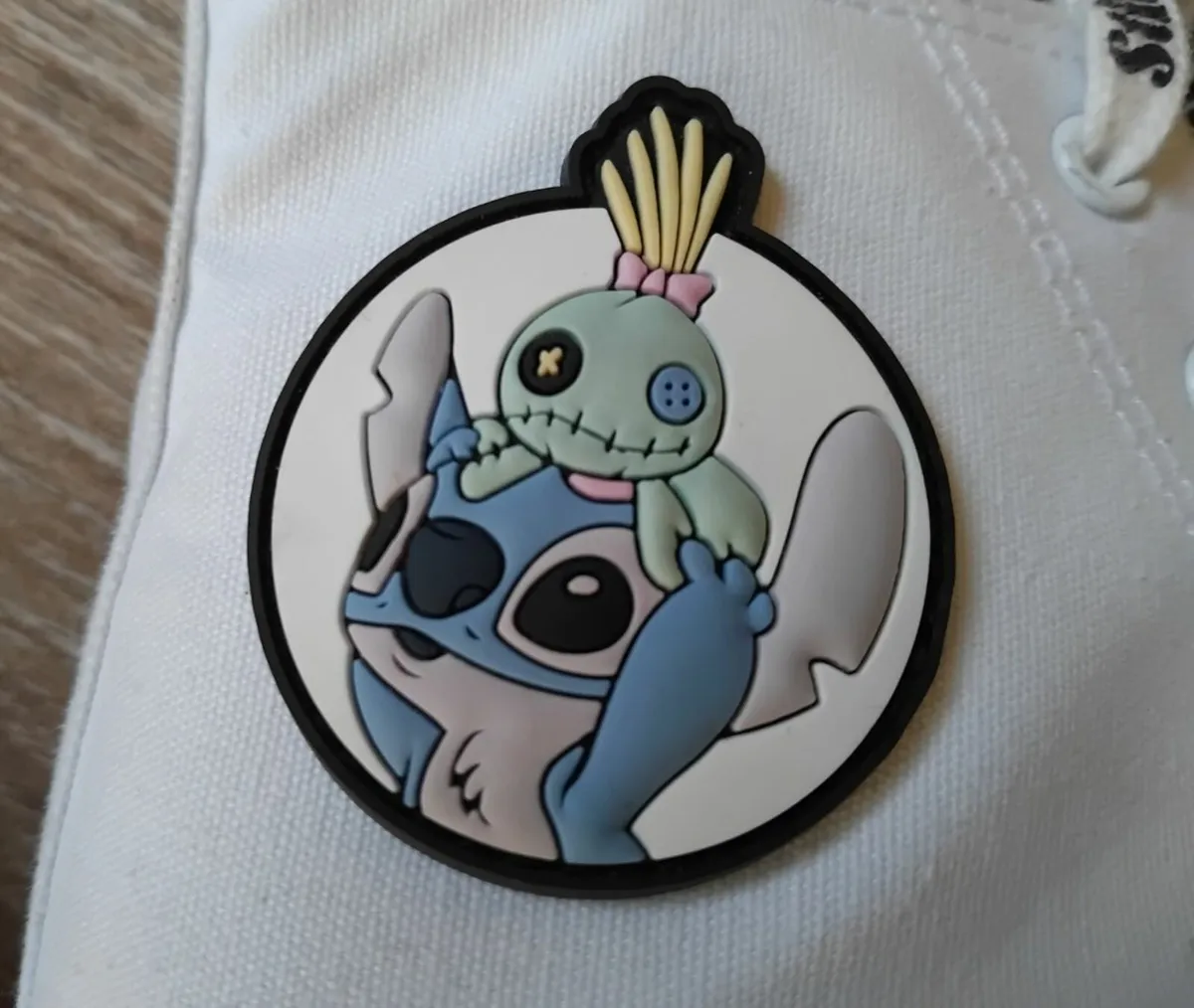 Disney Angel & Stitch Canvas Boots.  UK Size 2. - Image 4