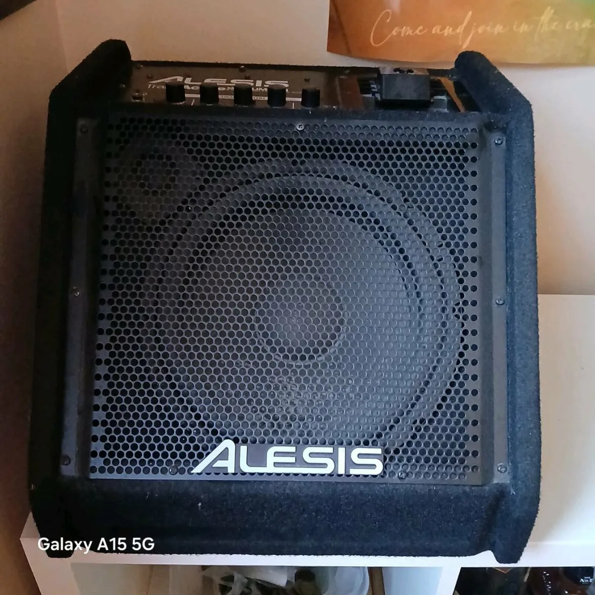 Electric drum kit and speaker. - Image 2