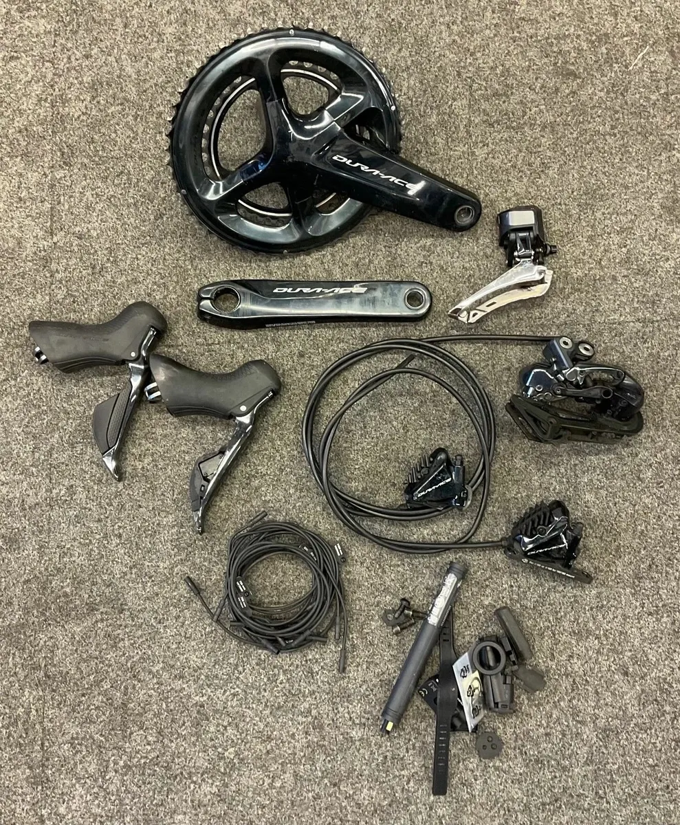Used Dura Ace R9170 2x11 spd Di2 Disc Groupset - Image 1