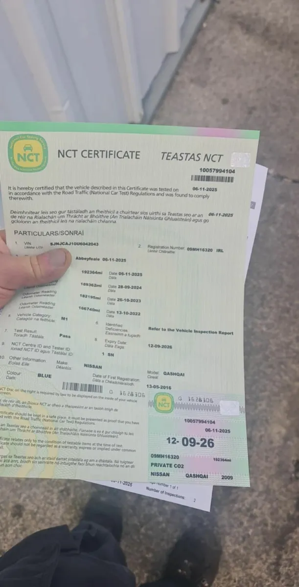 2009 Nissan Qashqai +2 1.5 new NCT 12/09/2026, - Image 4