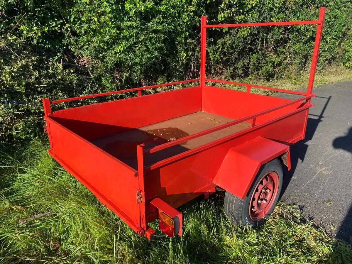 Steel Car Trailer - 6 x 4.5 Foot - Image 2