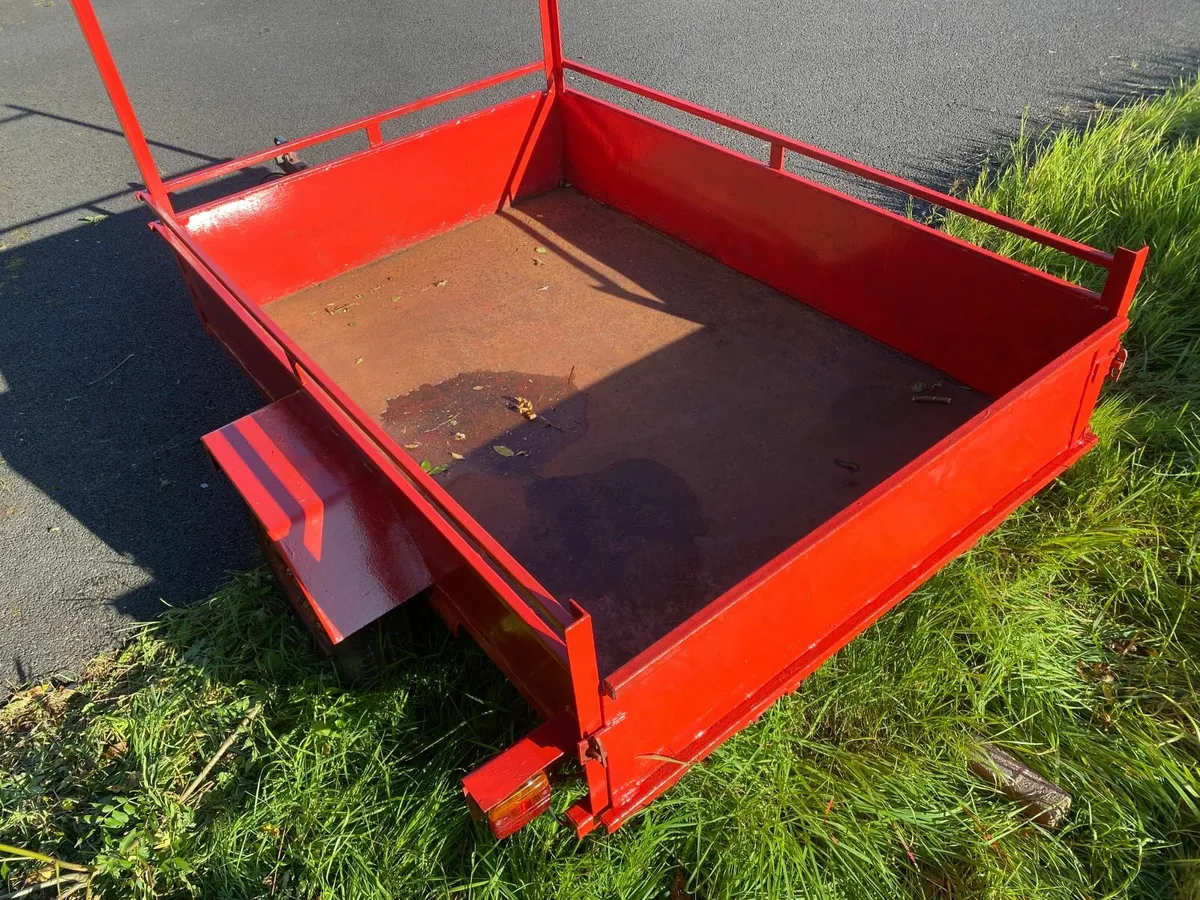 Steel Car Trailer - 6 x 4.5 Foot - Image 3