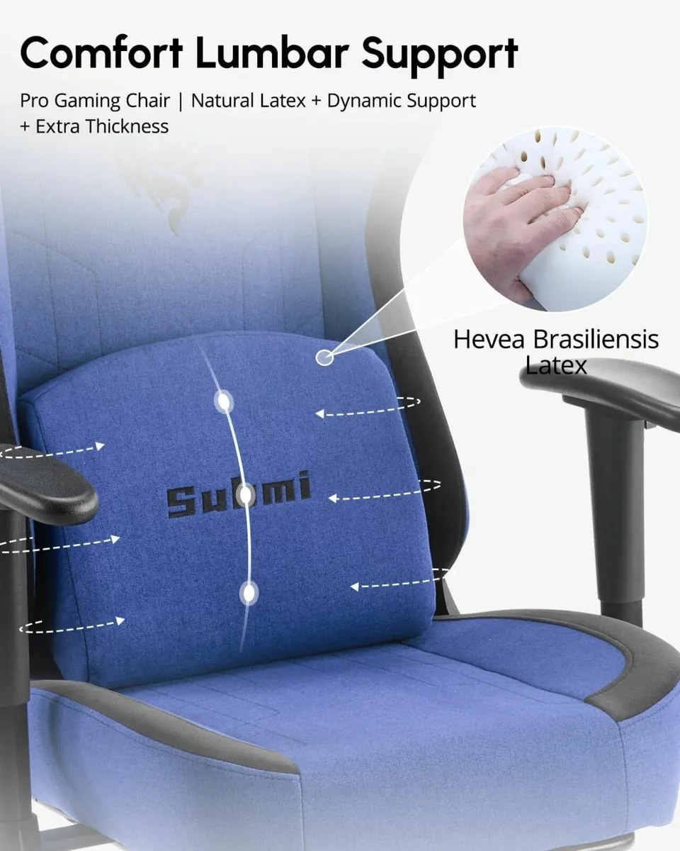 Gaming Chair Ergonomic 3D Lumbar Support - Image 3