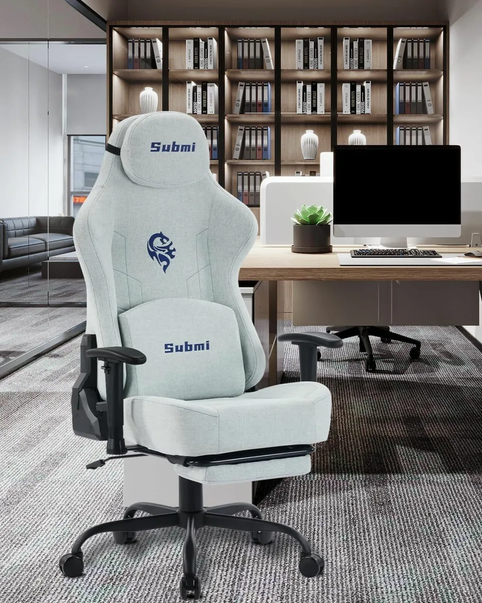 Gaming Chairs Office Lumbar Support 3D Armrest - Image 1