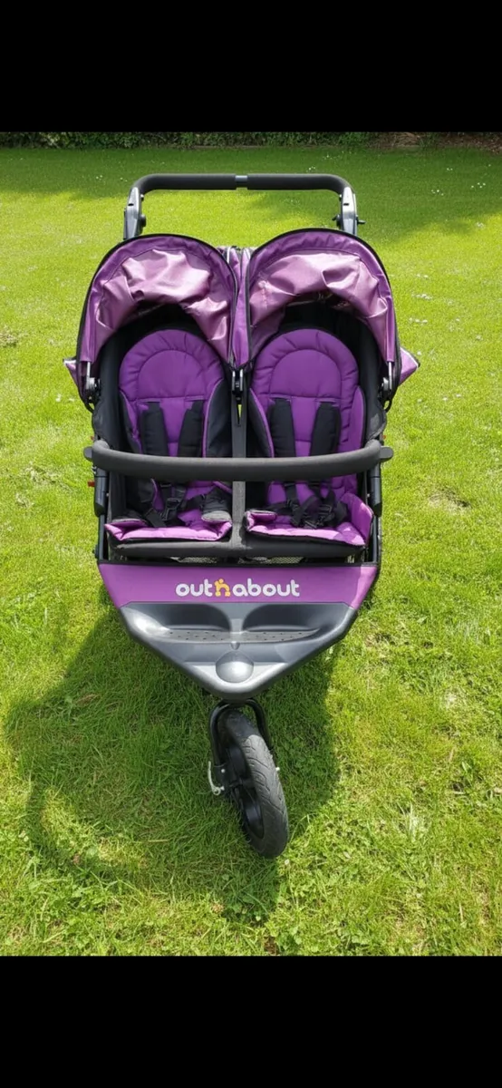 Out n About Double V4 Nipper Buggy/Stroller - Image 2