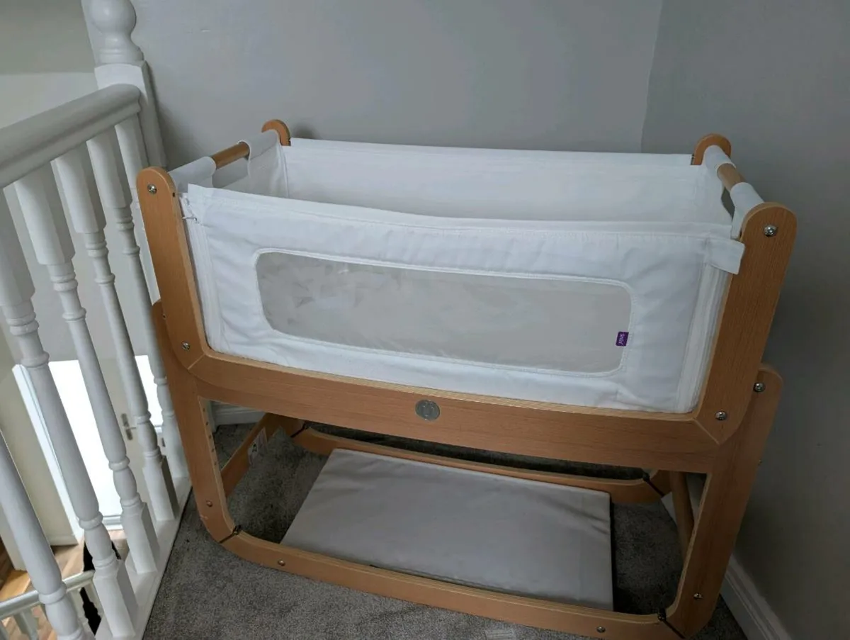 SnuzPod 5 Bedside Crib Cot - Image 1
