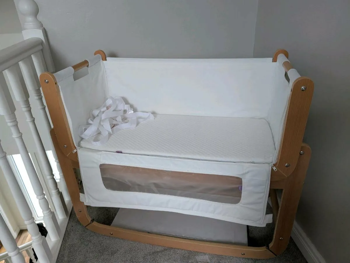 SnuzPod 5 Bedside Crib Cot - Image 2