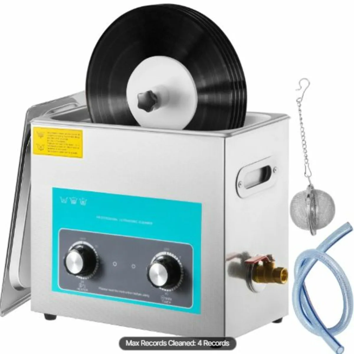 Ultrasonic Vinyl Record Cleaner 6L 40kHz Vinyl - Image 1