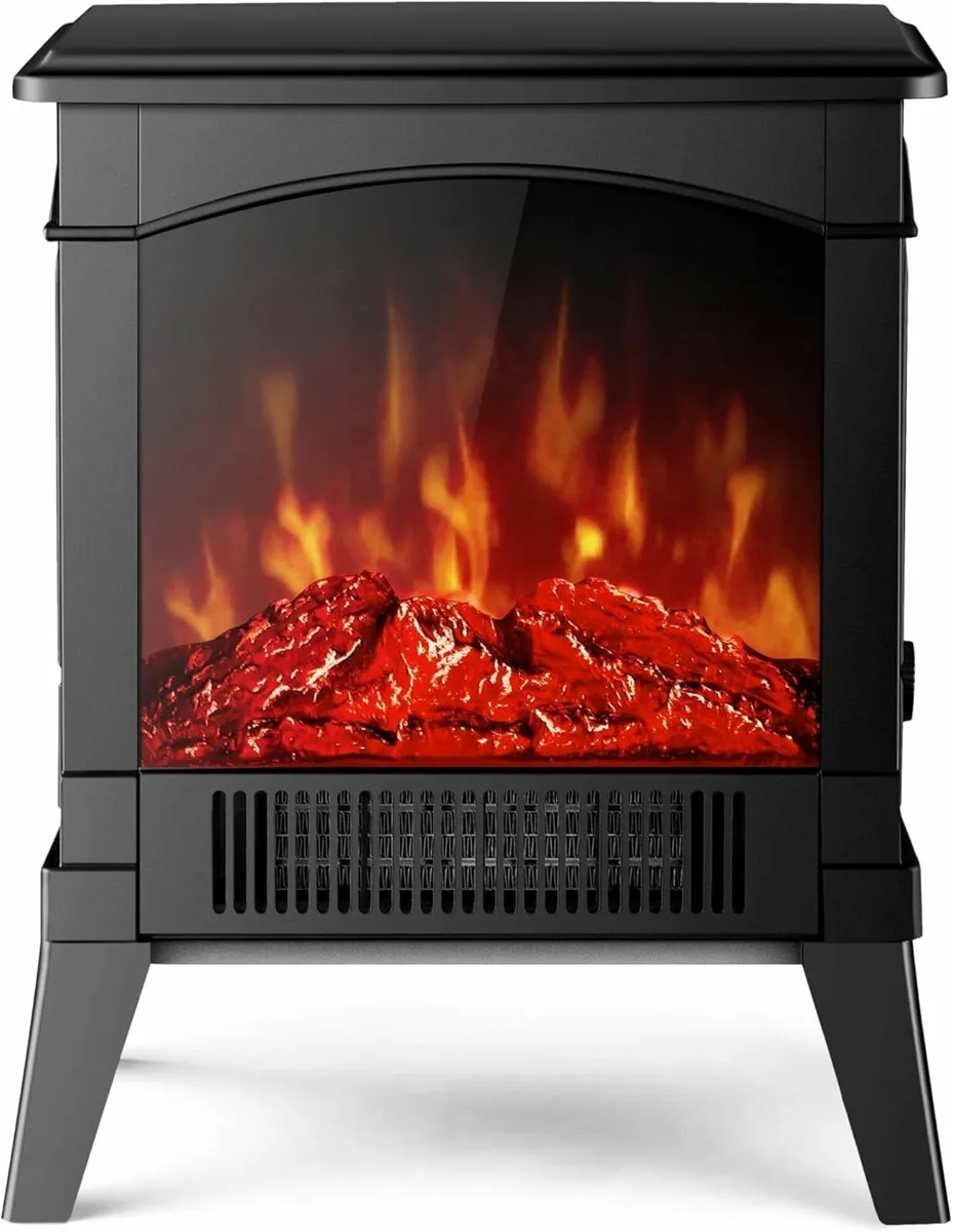 Stove Heater Electric Fireplace Fire Flame Effect - Image 1