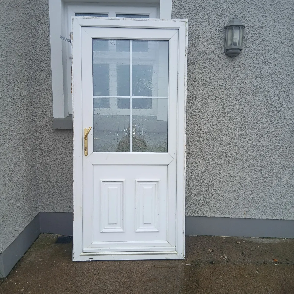 exterior door and frame