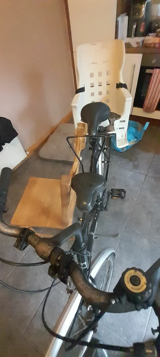 Bike with two kids seat - Image 3