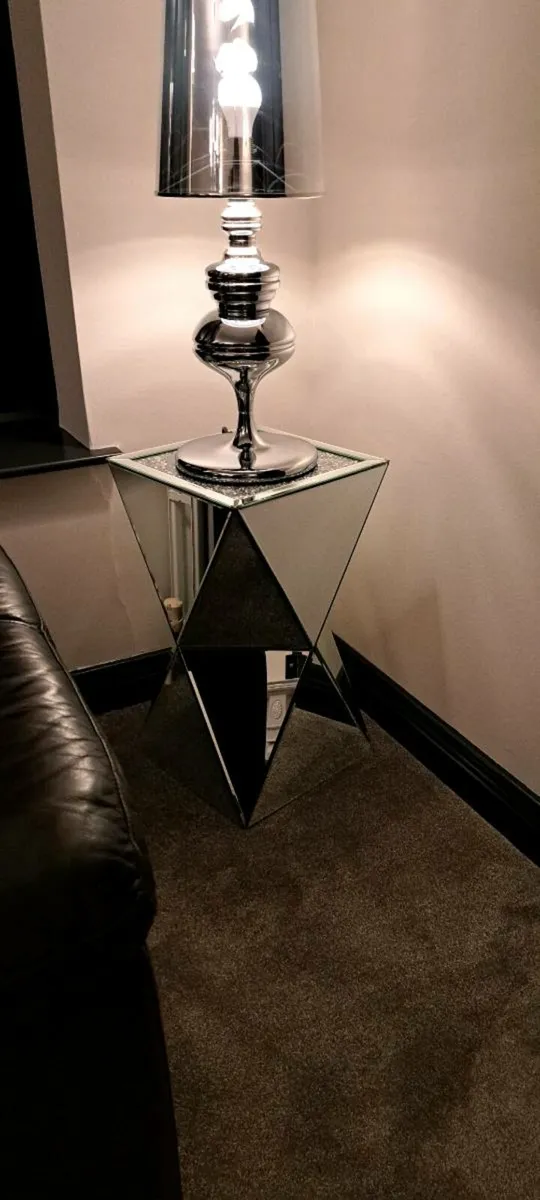 Mirror side tables, 2 available - Image 1