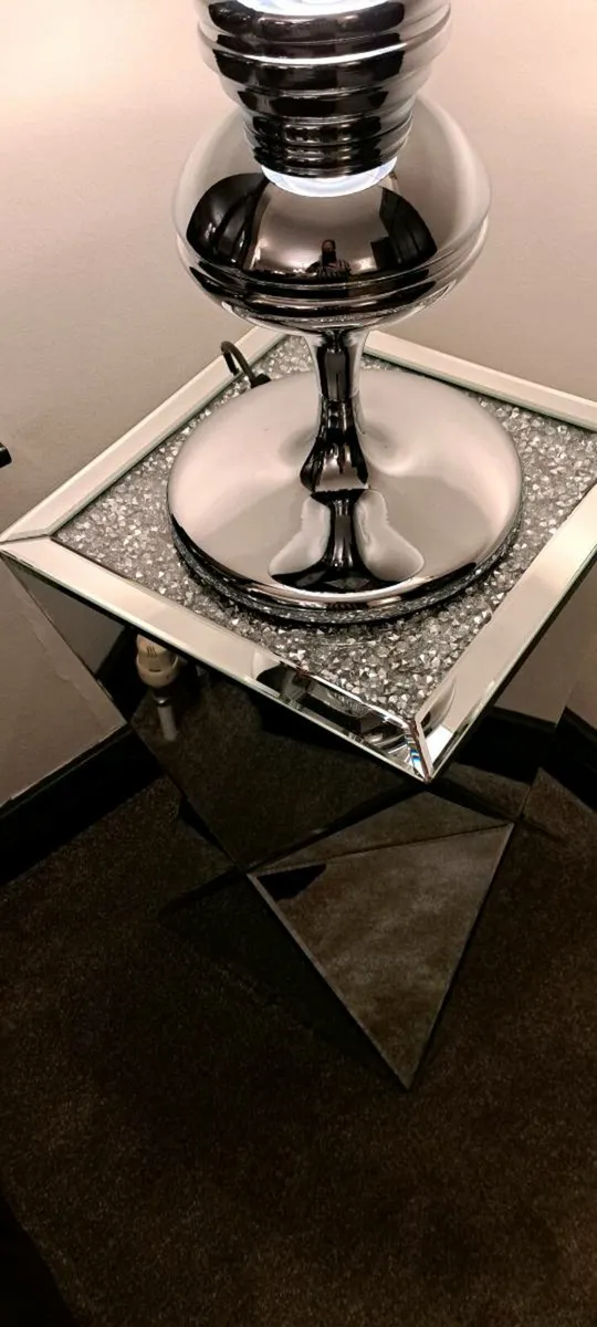 Mirror side tables, 2 available - Image 2