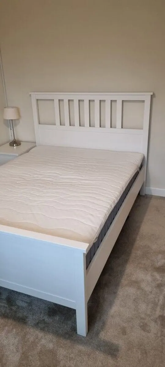 Ikea Hemnes standard double bed - Image 2