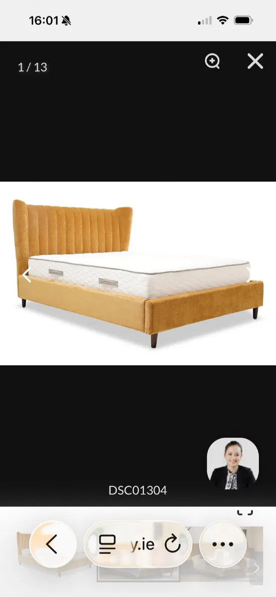 King bed frame - Image 1