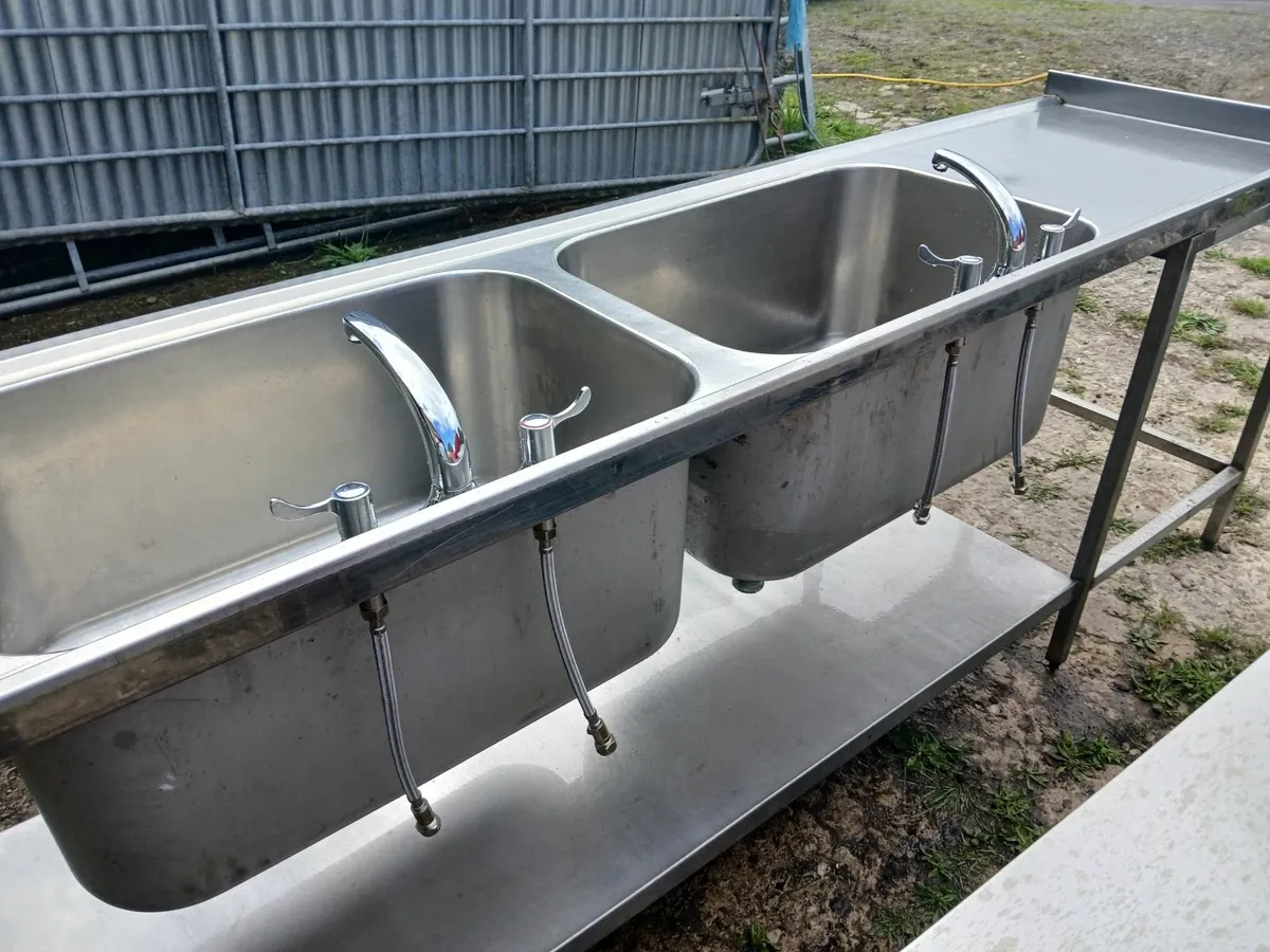 Stainless steel /cabbinet deep double sink.. - Image 4
