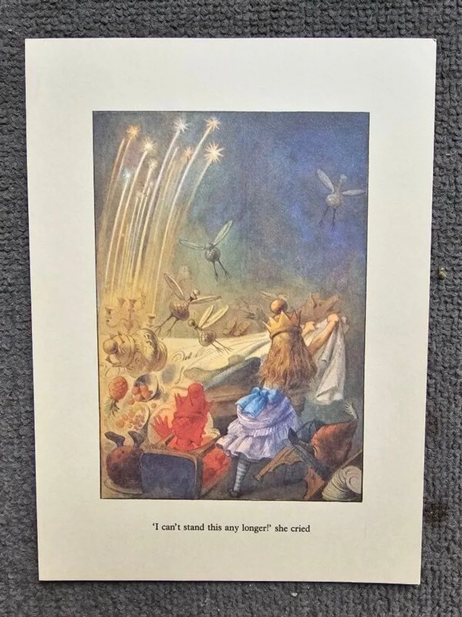 9 x Rare 19th Century Alice In Wonderland Prints - Image 4