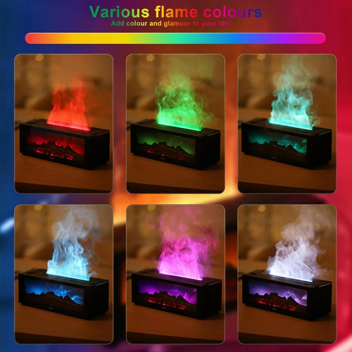 Fireplace Essential Oil Diffuser Aromatherapy - Image 4