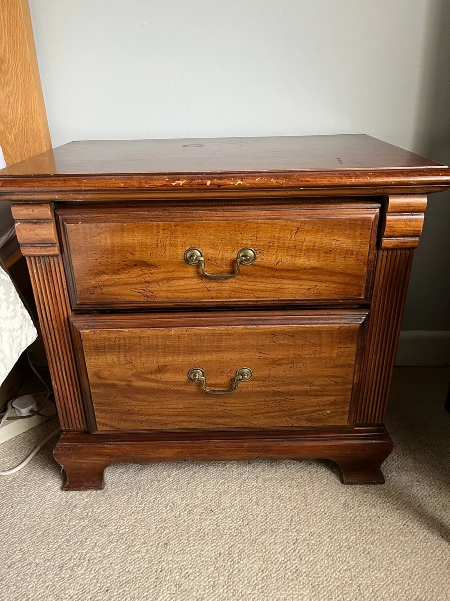 Bed Side Locker x2 - Image 1