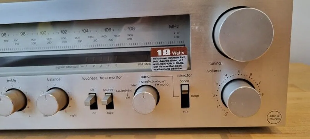 Technics SA-101 AM/FM Stereo Receiver - Image 4