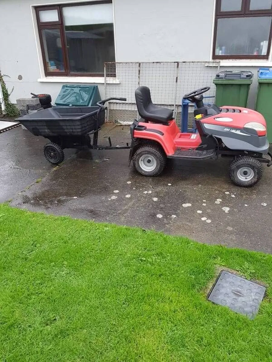 Garden Tractor and Tipping Trailer - Image 1