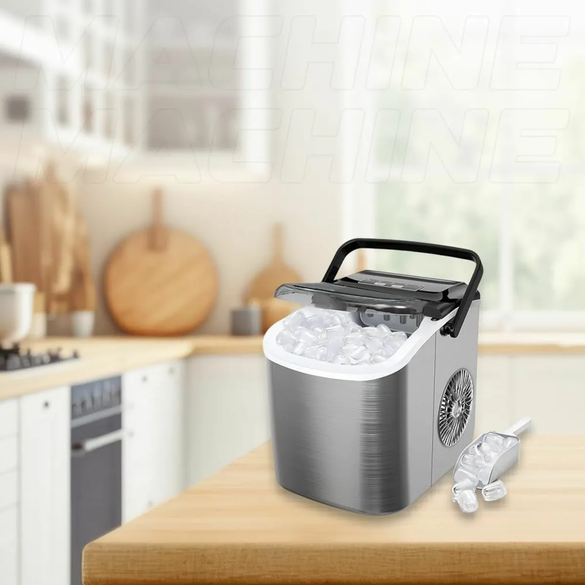 Ice Maker Machine 9 Cubes Ready in 6 Mins 12 kg - Image 4