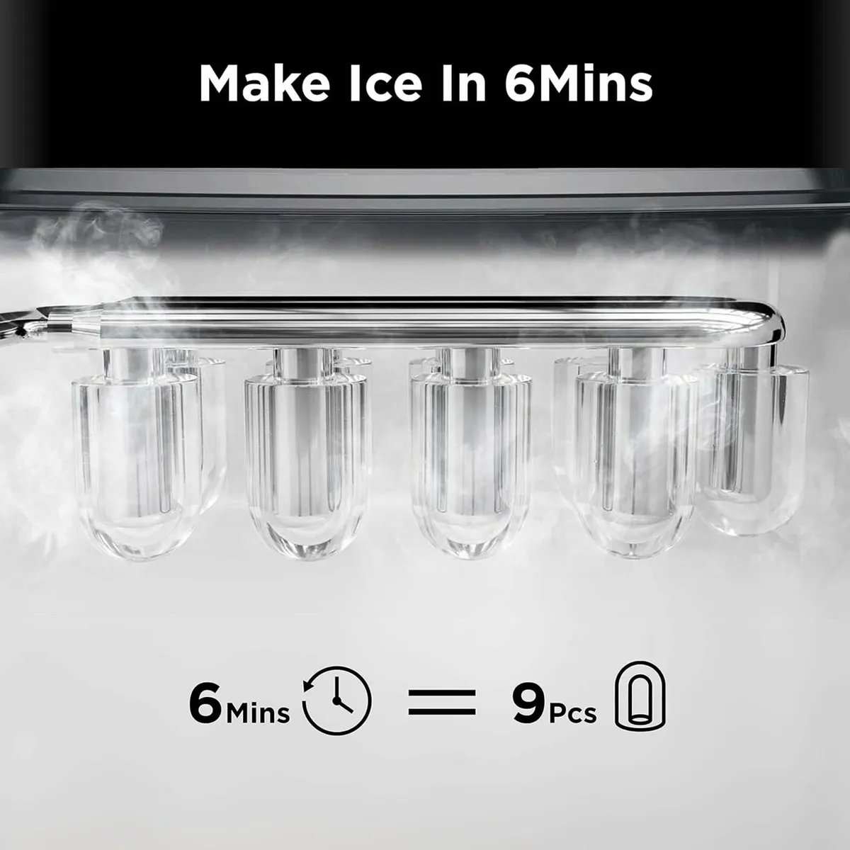 2L Ice Cube Machine Self-Clean 12kg Bar Party - Image 2
