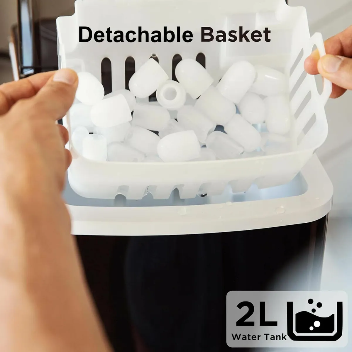 2L Ice Cube Machine Self-Clean 12kg Bar Party - Image 4