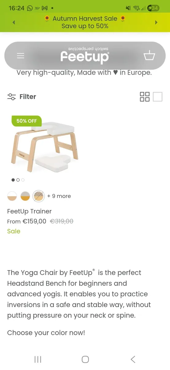 Feetup Headstand chair - Image 4