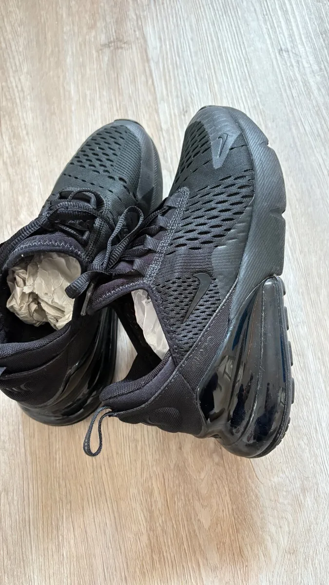 Nike Black Trainers – UK 4 – Almost New – CARLOW - Image 1