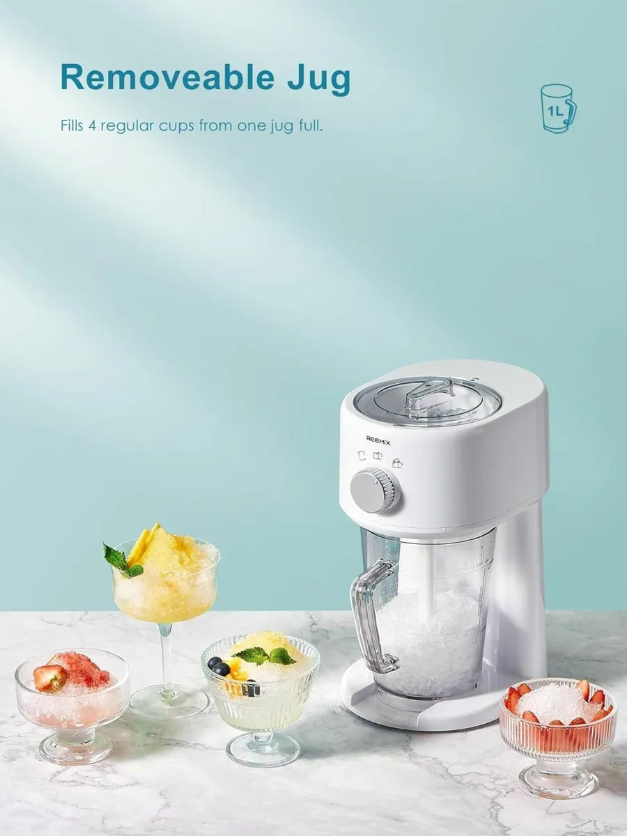 Electric Ice Crusher Slushy Maker Ice Shaver Blend - Image 2