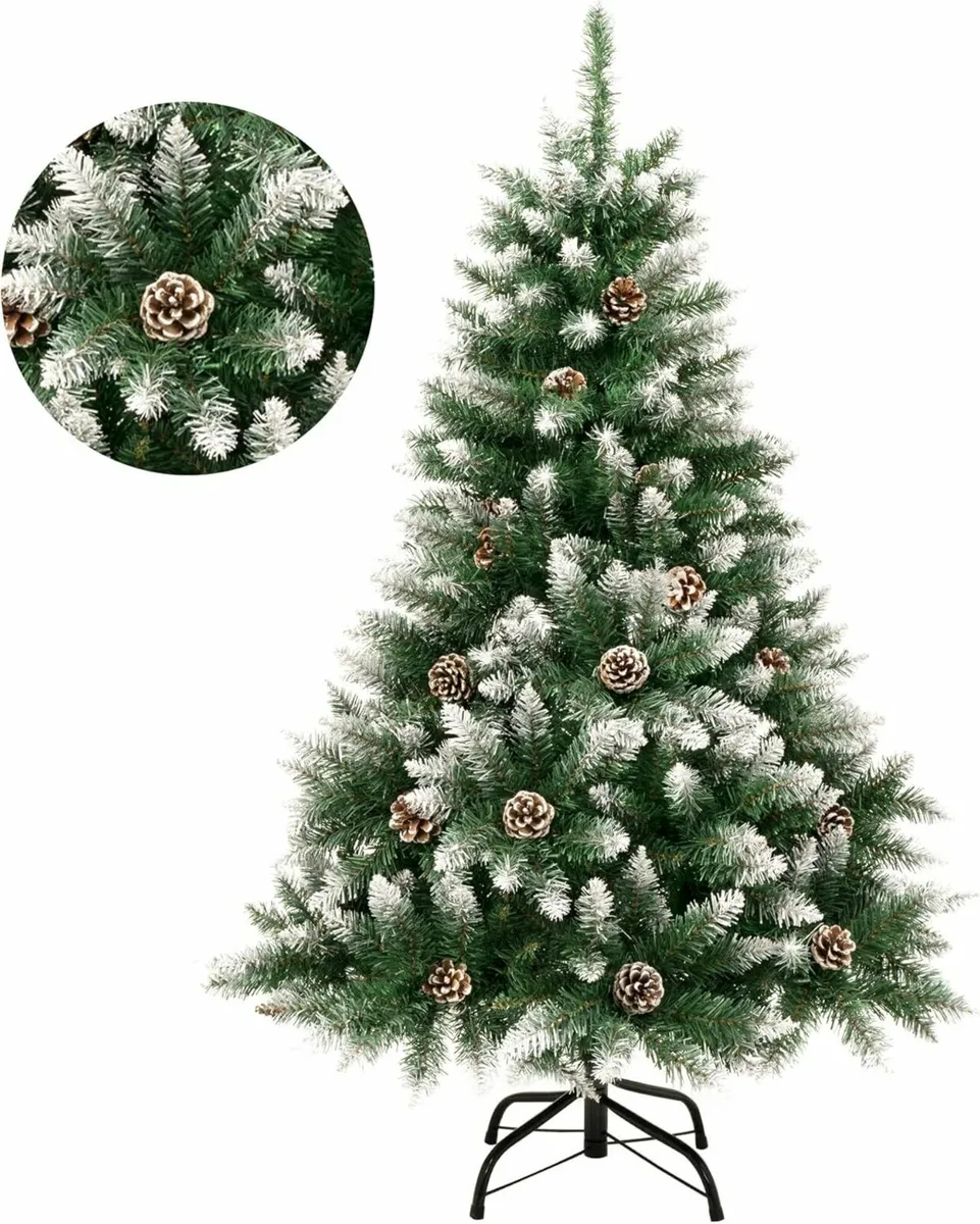 120cm/4ft Fold-Out Artificial Christmas Tree - Image 3
