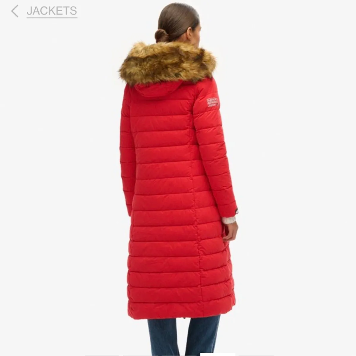 SuperDry longline puffer winter coat - Image 2