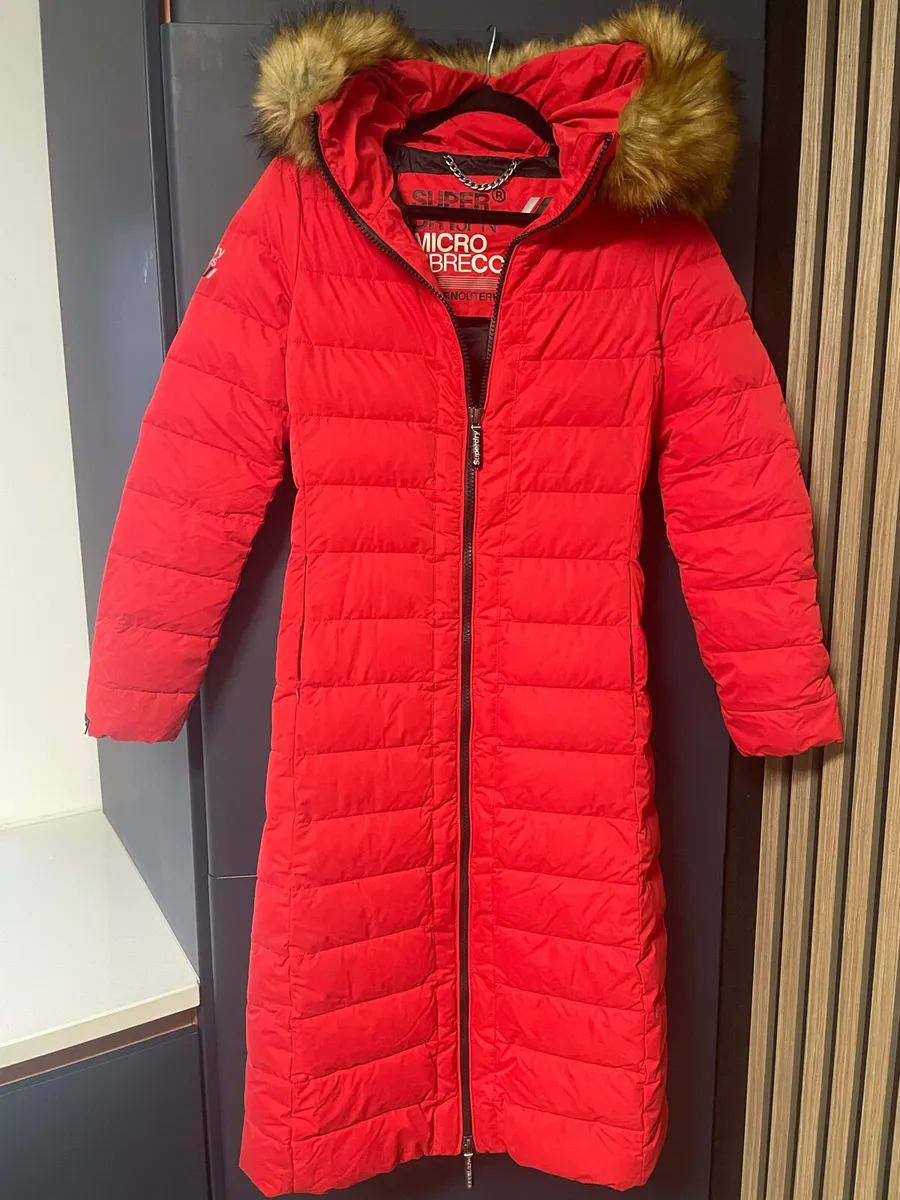 SuperDry longline puffer winter coat - Image 3
